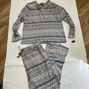 Lauren Ralph Lauren Pajama Pants Long Sleeve Set NWT